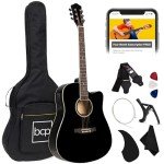 41" Beginner Acoustic Electric Guitar Starter Set