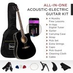 41" Beginner Acoustic Electric Guitar Starter Set