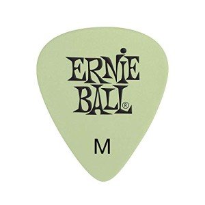 Ernie Ball Medium Super Glow Guitar Picks - 12 Pack