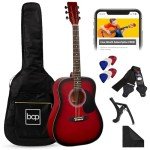 41" Acoustic Guitar Starter Set - Red Burst