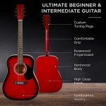 41" Acoustic Guitar Starter Set - Red Burst