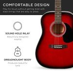 41" Acoustic Guitar Starter Set - Red Burst
