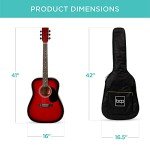 41" Acoustic Guitar Starter Set - Red Burst
