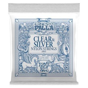 Ernie Ball Clear & Silver Tie-On Classical Strings