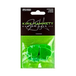 Dunlop Kirk Hammett Signature Jazz III Picks - 6 Pack