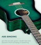 Vangoa 41" Full-Size Cutaway Acoustic Guitar Kit