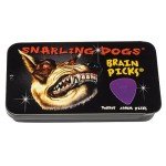 D'Andrea Snarling Dog Brain Purple Guitar Picks 12-Pack