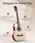 Moukey 38" Acoustic Guitar Beginner Kit - Natural