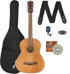 Fender FA-15 Kids Steel String Acoustic Guitar Bundle