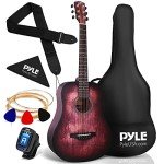 Pyle 34" Acoustic Guitar Kit for Beginners