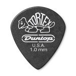 Dunlop Tortex Pitch Black Jazz III Picks, 1.0mm