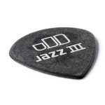 Dunlop Tortex Pitch Black Jazz III Picks, 1.0mm