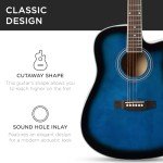 41" Beginner Acoustic Guitar Starter Kit - Blue