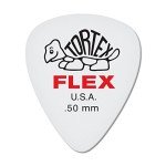 Dunlop Tortex Flex .50mm Red Guitar Picks - 12 Pack
