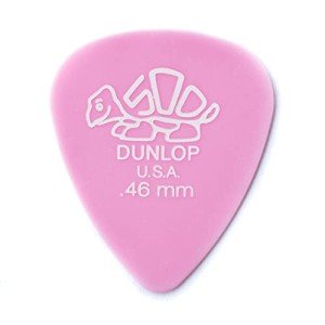 Dunlop Delrin Light Pink Guitar Picks - .46mm 12-Pack
