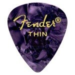 Fender Purple Moto Thin Guitar Picks 12-Pack