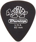 Dunlop Tortex Pitch Black .60mm Guitar Picks - 12 Pack