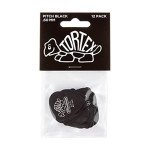 Dunlop Tortex Pitch Black .60mm Guitar Picks - 12 Pack