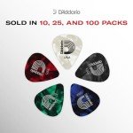D'Addario Multi-Color Medium Guitar Picks, 10 Pack