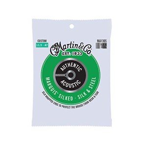 Martin Authentic Acoustic Silked Guitar Strings - Custom Gauge