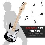 30" Electric Guitar Starter Kit with Amplifier - Black