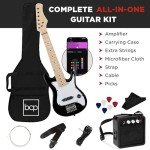 30" Electric Guitar Starter Kit with Amplifier - Black