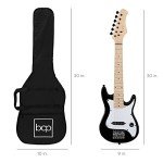 30" Electric Guitar Starter Kit with Amplifier - Black