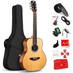 Vangoa 3/4 Acoustic Guitar Kit for Beginners