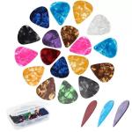 21 Packs Guitar Picks with Organizer Box