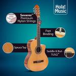 Hola! Music 39" Cutaway Classical Guitar with Nylon Strings