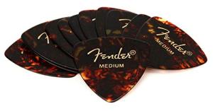 Fender Classic Tortoise Shell Guitar Picks 12-Pack