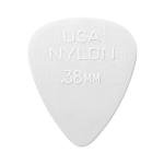 Jim Dunlop Nylon Standard Picks, White, .38mm, 12-Pack