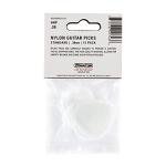 Jim Dunlop Nylon Standard Picks, White, .38mm, 12-Pack
