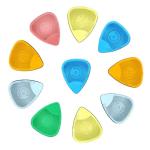 Kadence 10 Assorted Guitar Picks with Grip