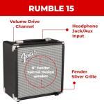 Fender Rumble 15 Bass Amp Bundle with Cable