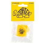 Dunlop Yellow Tortex .73mm Guitar Picks, 12 Pack