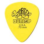 Dunlop Yellow Tortex .73mm Guitar Picks, 12 Pack