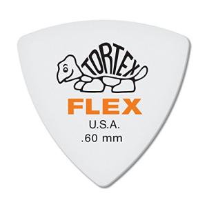 Dunlop Tortex Flex Triangle .60mm Orange Picks 6-Pack