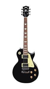 IYV Black 6 String Solid-Body Electric Guitar