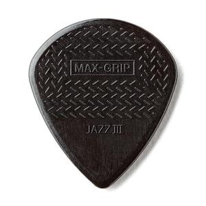 Jim Dunlop Max Grip Jazz III Guitar Picks - 6 Pack