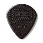 Jim Dunlop Max Grip Jazz III Guitar Picks - 6 Pack