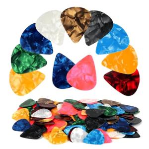 120 Colorful Guitar Picks in 3 Thicknesses
