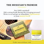 BELFORT® Premium Acoustic Guitar Strings Set - Bonus Picks