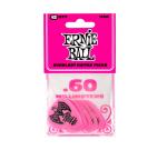 Ernie Ball Pink .60mm Guitar Picks, 12-Pack