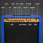 LyxPro 60W Electric Guitar Combo Amp - Blue