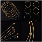 Bememo 2 Sets of Colored Steel Guitar Strings