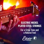 Elixir Coated Nickel Electric Guitar Strings, Light