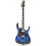 Leo Jaymz Hurricane Deluxe Electric Guitar - Blue