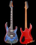 Leo Jaymz Hurricane Deluxe Electric Guitar - Blue