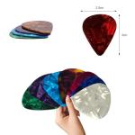 20 Colorful Celluloid Guitar Picks in 4 Thicknesses